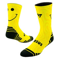 벌세스 액티브 크루 프린티드 스포츠 양말, 1개, Smile