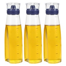 키텐실 시노글라스 네이처 프리미엄 에디션 오일병 네이비, 3개, 500ml