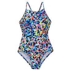 runiduck 女性中高衩室內泳衣