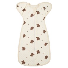 Starbean 拉鍊圖案鋪棉包巾 M(66)