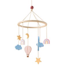 Modern House 兒童房裝飾感性木質吊飾, 1個, 天空