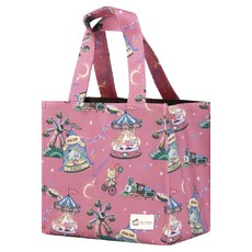 uma hana 防水便當袋, 星月樂園印花 粉紅色, 1個