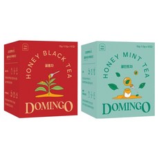 DOMINGO 蜂蜜紅茶 10入 + 蜂蜜薄荷茶 10入 組合, 1套