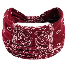 凱西瑞奇 女性髮帶 佩斯利頭巾 皮拉提斯 運動 瑜珈 慢跑 頭帶, 3個, 款式2