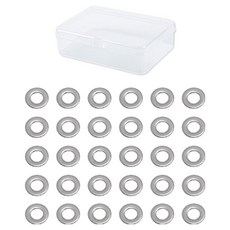 OON 스텐 평와샤 투명케이스 30p, 1개