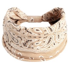 凱西瑞奇 女性髮帶 佩斯利頭巾 皮拉提斯 運動 瑜珈 慢跑 頭帶, 3個, 款式18