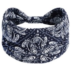 캐시리치 여성 헤어밴드 페이즐리 반다나 필라테스 스포츠 요가 러닝 머리띠, 타입23, 3개