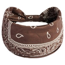 凱西瑞奇 女性髮帶 佩斯利頭巾 皮拉提斯 運動 瑜珈 慢跑 頭帶, 3個, 款式8