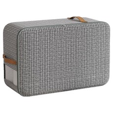 Mashatu 毛呢圖案四季衣物棉被整理箱, 1個, 混合色