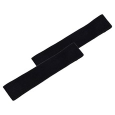 BYDE 清爽運動髮帶, 2個, 全黑