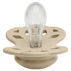 BIBS Infinity 雙扁型矽膠奶嘴, 1個, 香草, 6~18個月