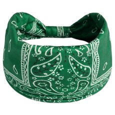 凱西瑞奇 女性髮帶 佩斯利頭巾 皮拉提斯 運動 瑜珈 慢跑 頭帶, 3個, 款式12