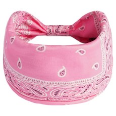 凱西瑞奇 女性髮帶 佩斯利頭巾 皮拉提斯 運動 瑜珈 慢跑 頭帶, 3個, 款式16