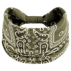 凱西瑞奇 女性髮帶 佩斯利頭巾 皮拉提斯 運動 瑜珈 慢跑 頭帶, 3個, 款式17