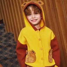 minidou My Teddy 連帽開襟衫