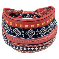 Cashy Rich 女性民族風幾何運動瑜珈慢跑皮拉提斯時尚髮帶, 款式2, 3個