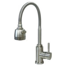 全霧面眼鏡蛇式單孔伸縮水槽水龍頭 SK1001, 1個