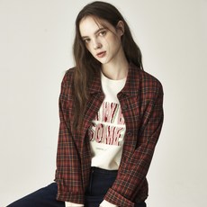 Olivia Lauren 女款格紋罩衫 VVBNL5W9181