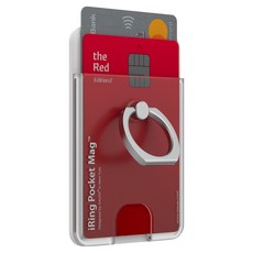 aaUXX iRing Pocket Mag Slim 手機支架, 透明, 1個