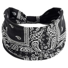 凱西瑞奇 女性髮帶 佩斯利頭巾 皮拉提斯 運動 瑜珈 慢跑 頭帶, 3個, 款式1