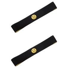 바이데 산뜻한 스포츠 헤어밴드, 미소, 2개