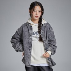 JCB 青少年水洗丹寧襯衫 U502