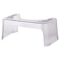 讚讚哥 壓克力透明多用途椅凳 JNHA2053, 白色