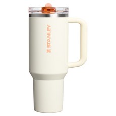 스탠리 퀜처 프로투어 플립스트로 텀블러, 크림 애프리콧 글로스, 1.18L, 1개