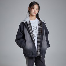 JCB 兒童水洗牛仔連帽外套 U503