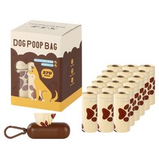 Green Hug 牛奶香排便袋 270入 + 分配器組合, 1套, 象牙白