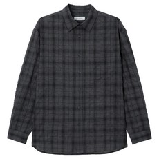 MIND BRIDGE 男女通用格紋寬鬆襯衫 MZWS5150