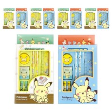 포켓몬 문구 2종 x 5p 세트, 1세트, 혼합색상