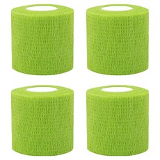 ELVEO 無乳膠低過敏保齡球提拉膠帶, 綠色, 4個