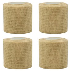 ELVEO 無乳膠低過敏保齡球提拉膠帶, 膚色, 4個