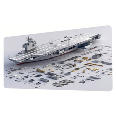 DAON 自由自在長桌墊 400 x 900 x 3 mm, 1個, TYPE 5