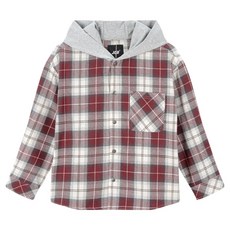 JCB 青少年格紋襯衫式外套 U502