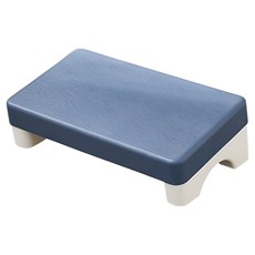 소소하우스 발이편한 인체공학 경사형 발받침대, 블루