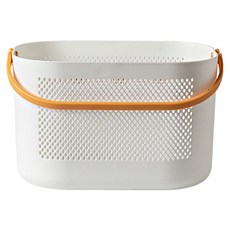 THE ZAKKA 圓形鏤空瀝水沐浴籃, 黃色