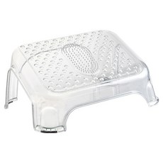 따봉오빠 데스크 지압 마사지 발판 받침대 39 x 29 x 10 cm JNHA2051, 투명