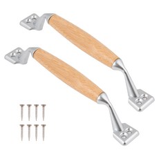 철물대장 원목 전면 손잡이 중 180mm, 오크, 2개