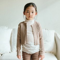 哲秀與英熙 兒童短版針織外套
