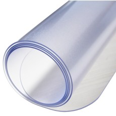 coverfactory 高級玻璃替代桌墊, 1個, 厚 1mm x 70cm x 40cm, 半透明