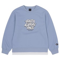 theyoungster Polham Kids 雙層針織圖案假兩件大學T