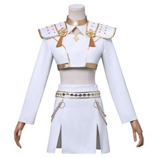 Elsso 女性用 Kedeheon Joy 白金服裝 金色舞臺角色扮演服裝全套