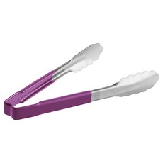 볼라스 스테인리스 쿨터치 다용도 집게 24cm, 퍼플, 1개
