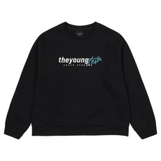 theyoungster Polham Kids 兒童雙面針織微寬鬆字母疊穿大學T