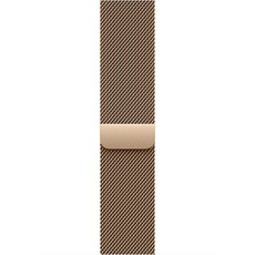 Apple 정품 2025 애플워치 밀레니즈 루프, 골드, 1개, 46mm, S/M