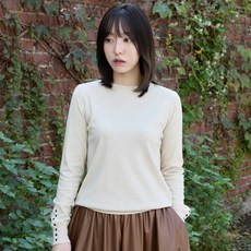 LOVE N SHOW 女款鈕扣針織上衣 LCFBGKT01