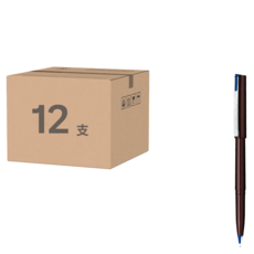 Pentel 飛龍文具 塑膠鋼筆 JM20-C 12支, 藍色, EF筆尖(極細)