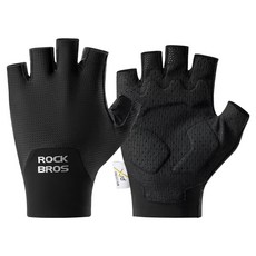 ROCKBROS 洛克兄弟 XRD科技半指手套, 1套, 闇黑色